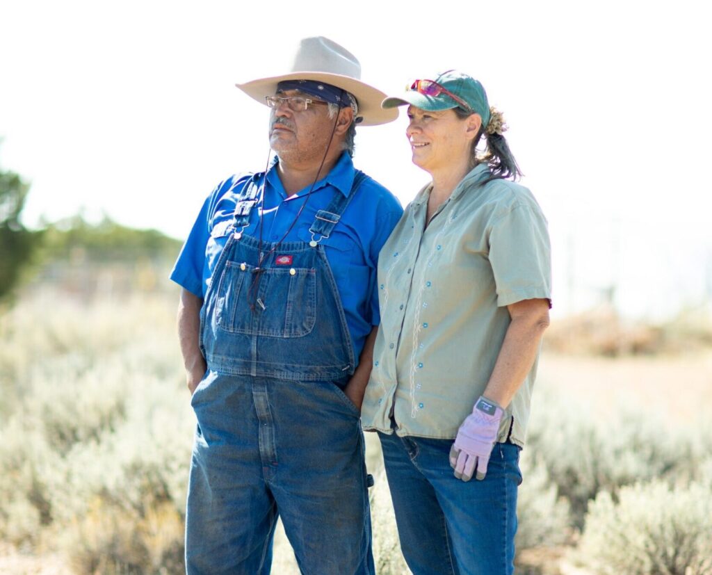 Native Farmers James and Joyce Skeet or Spirit Farm